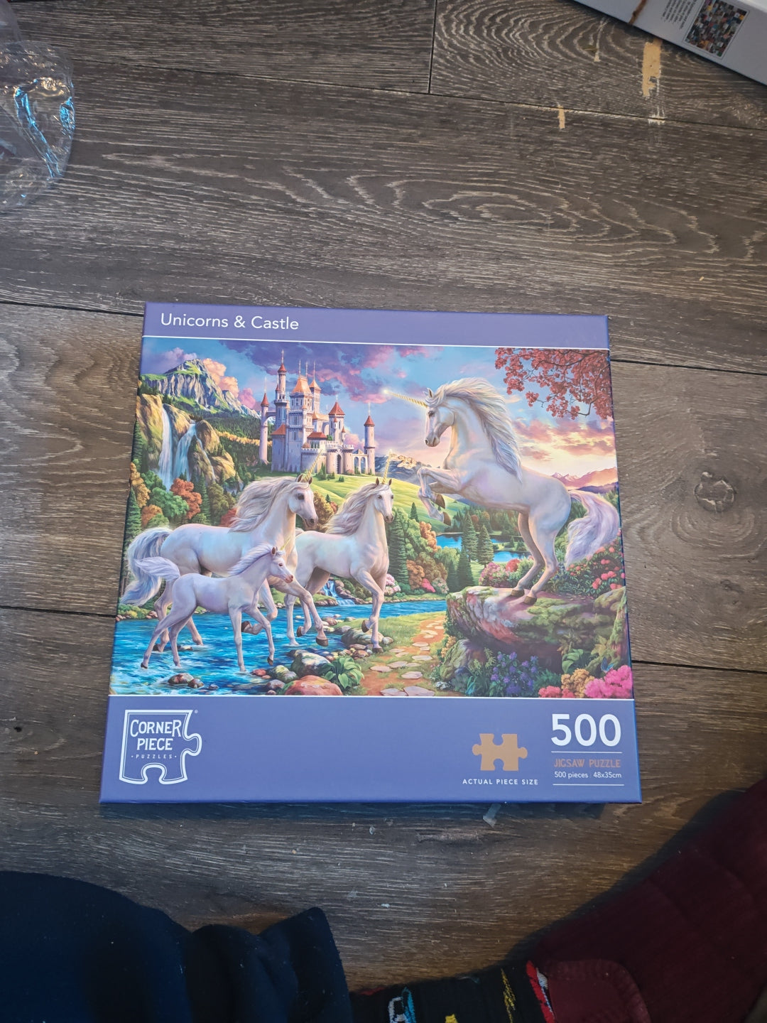 Unicorn and castle 500pcs jigsaw