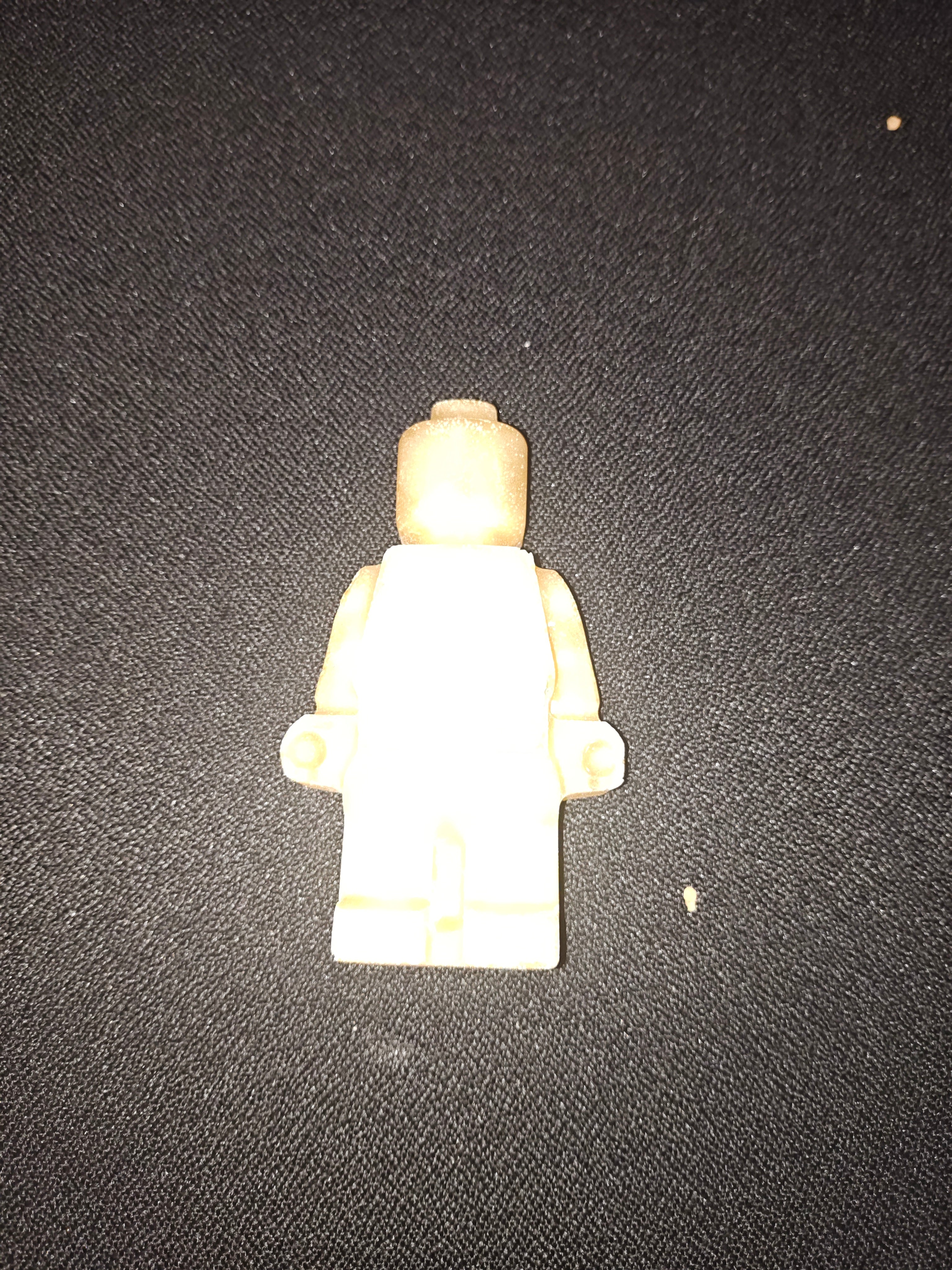 Large hand poured Lego man